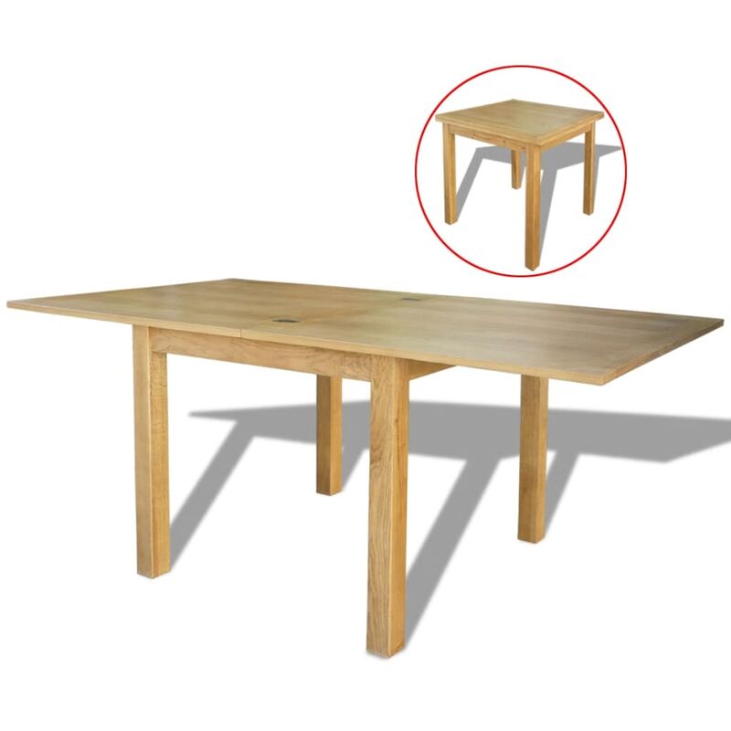 

BHD - Mesa extensible de roble 170x85x75 cm