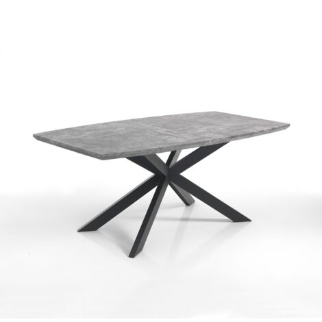 Mesa extensible efecto madera gris cm. Al.76 x P.90 x L.160/210