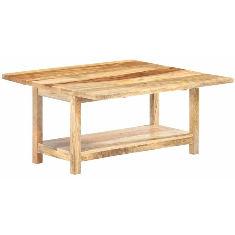 

Mesa extensible madera de mango maciza 90x(45-90)x45 cm