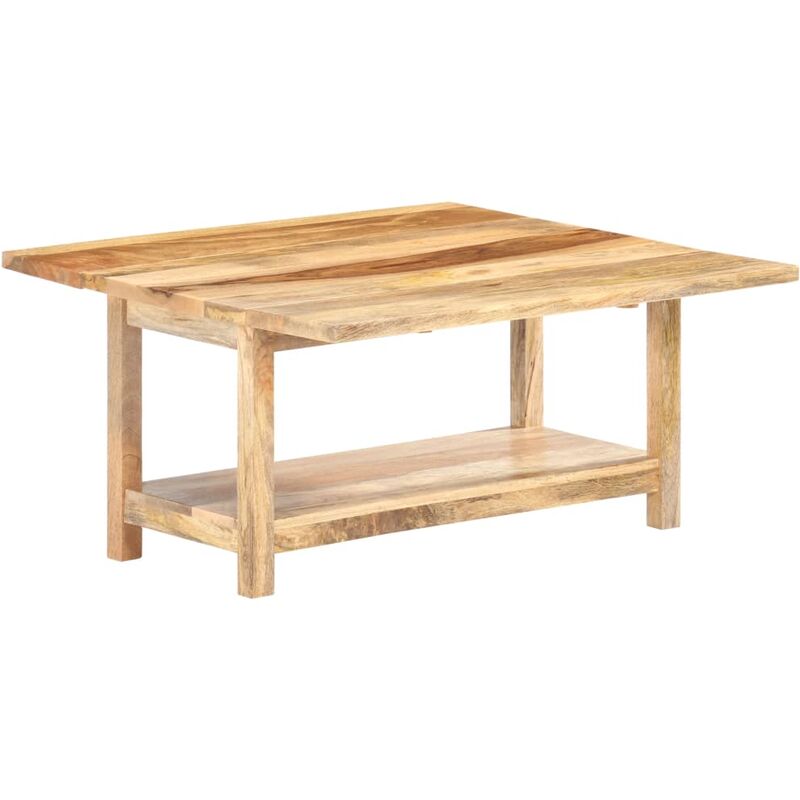 

vidaXL Mesa extensible madera de mango maciza 90x(45-90)x45 cm - Marrón