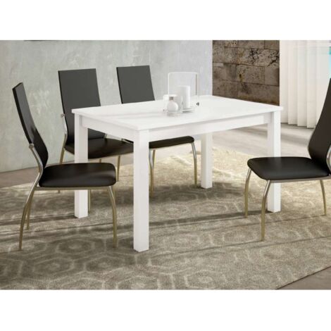 Mesa extensible Cemento MEGARON 120 - 160X80 cm