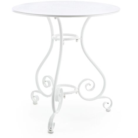 Mesa Exterior Blanco Diámetro 70 cm