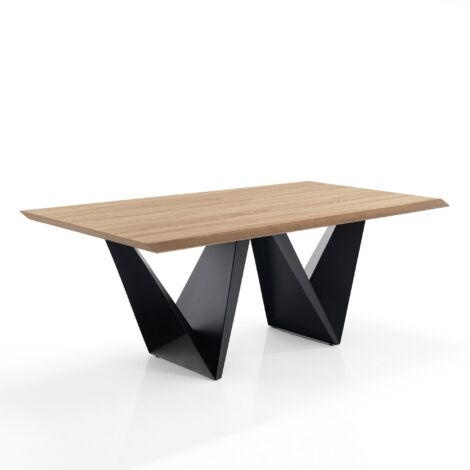 Mesa fija efecto madera acabado fresno cm. Al.76 x P.100 x L.200