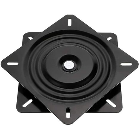 Mesa giratoria para silla, bandeja giratoria con rodamientos de bolas, bandeja giratoria de 360°, para taburetes, mesas y estantes de TV (máx. 100 kg)
