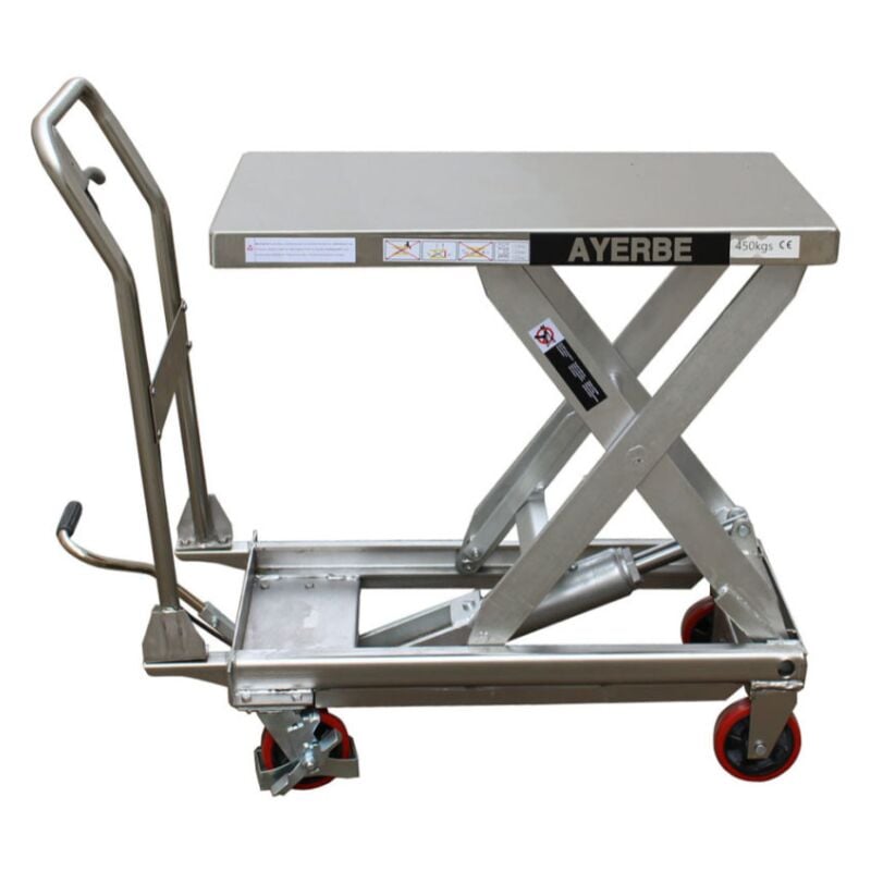 

Ayerbe - MESA HIDRÁULICA MANUAL 500 MH INOX