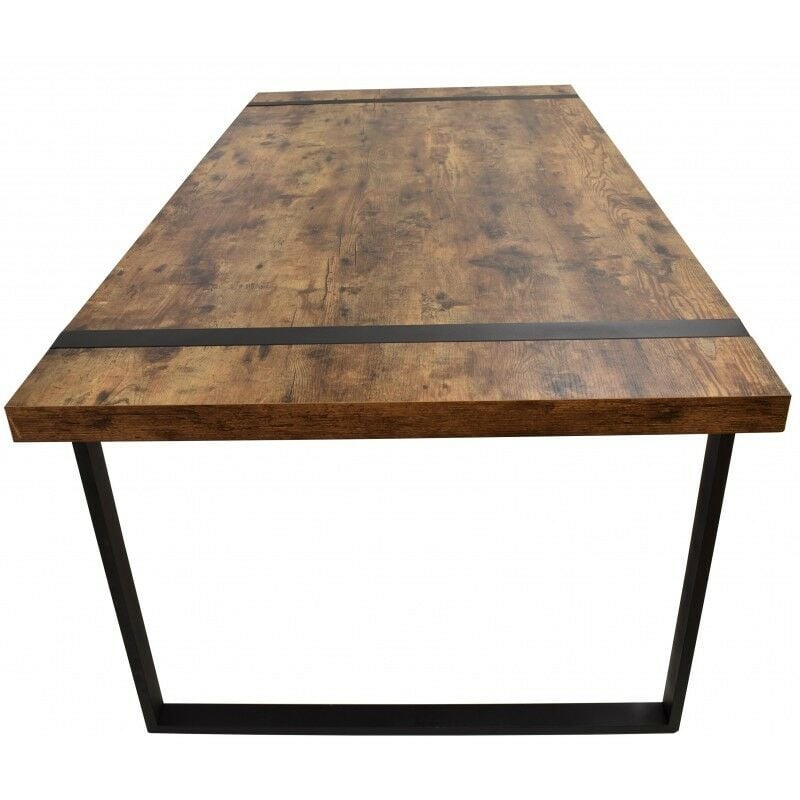 

Mesa JACINDA, metal, DM bilaminado roble,150 x 90 cms