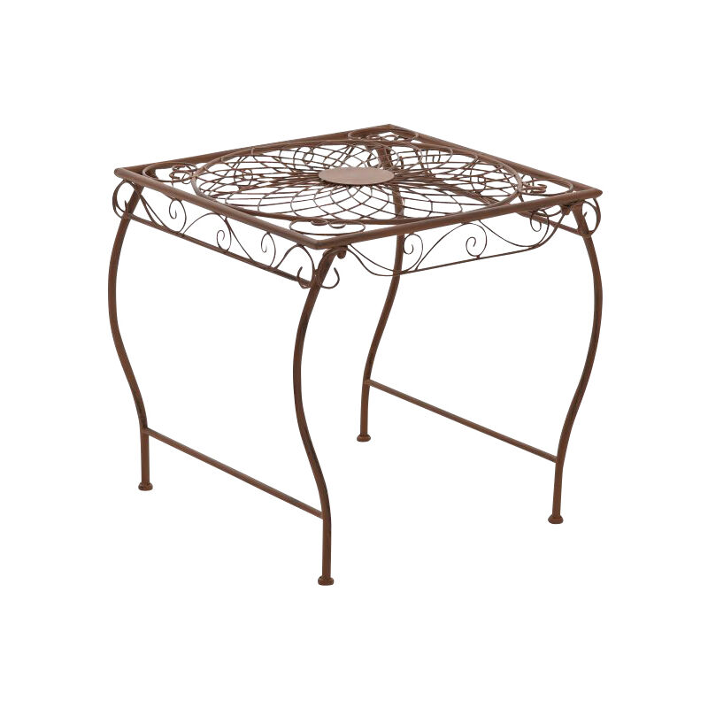 

Mesa jardin de hierro Zarina Antiguo/Marrón