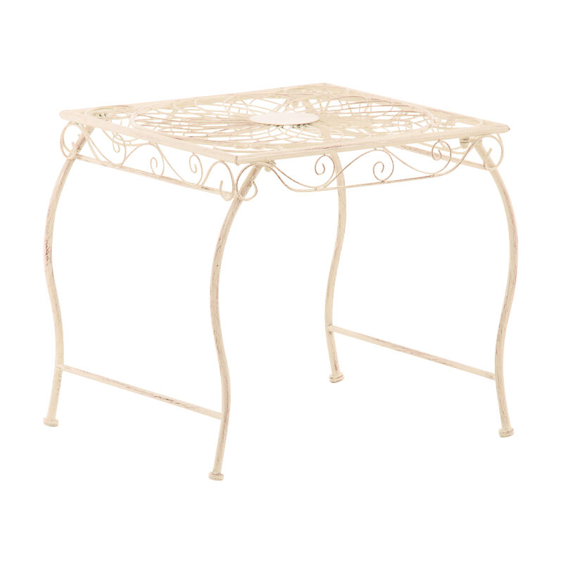 

CLP - Mesa jardin de hierro Zarina Antiguo/Crema