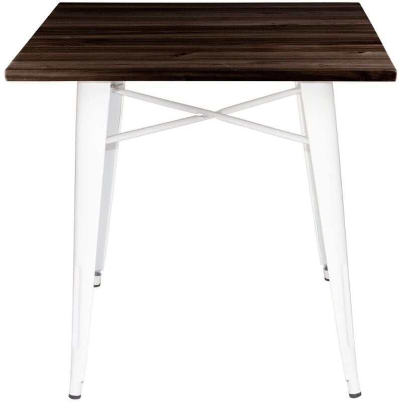

Mesa Lank Dark Wood Blanca 80X Ancho: 80 Cm X Largo: 80 Cm X Alto: 78 Cm