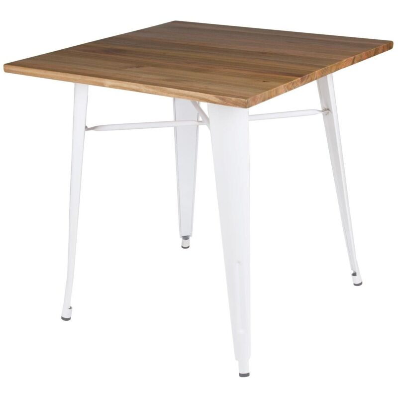 

Mesa Lank Wood Blanca 80 X 80 Ancho: 80 Cm X Largo: 80 Cm X Alto: 78 Cm