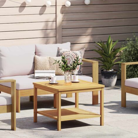 Mesa lateral Aceite Natural 60 x 60 x 45 cm