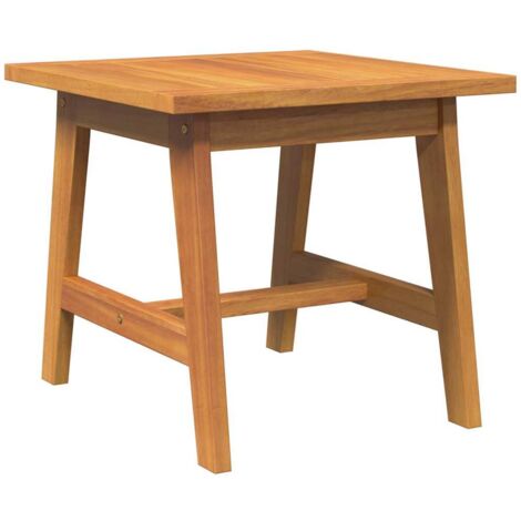 Mesa lateral Marrón Madera maciza de Acacia vidaXL