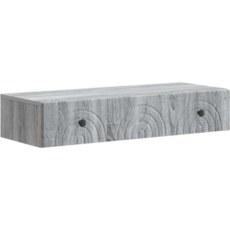 Mesa Lateral Montada en la Pared Gris