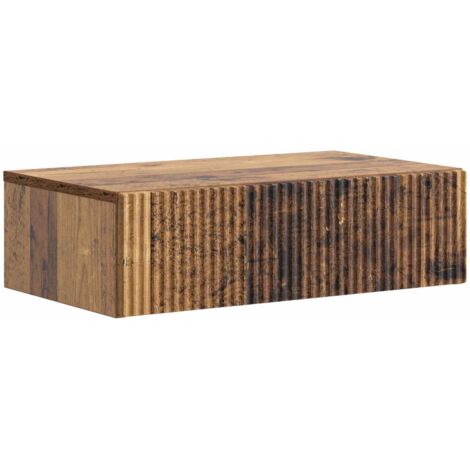Mesa Lateral Montada en la Pared Madera envejecida