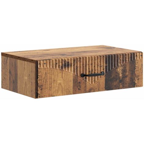 Mesa Lateral Montada en la Pared Madera envejecida
