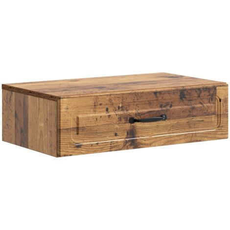 Mesa Lateral Montada en la Pared Madera envejecida
