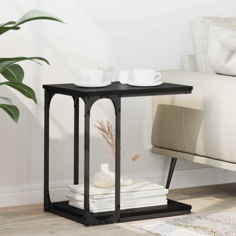 Mesa lateral Roble Negro 50 x 35 x 52 cm Madera de ingeniería