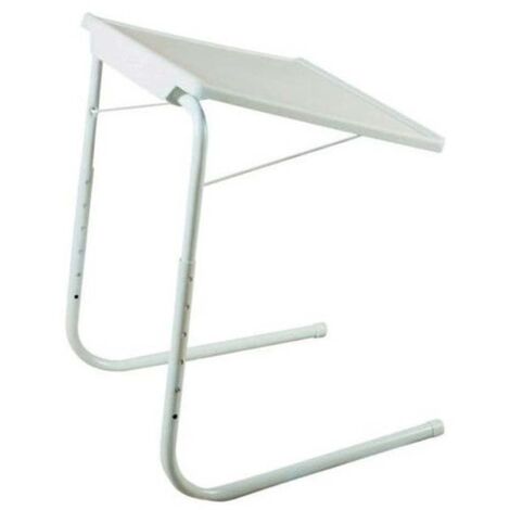 main image of "MESA LIVING Adjustable TV Tray Tavolino White - White"