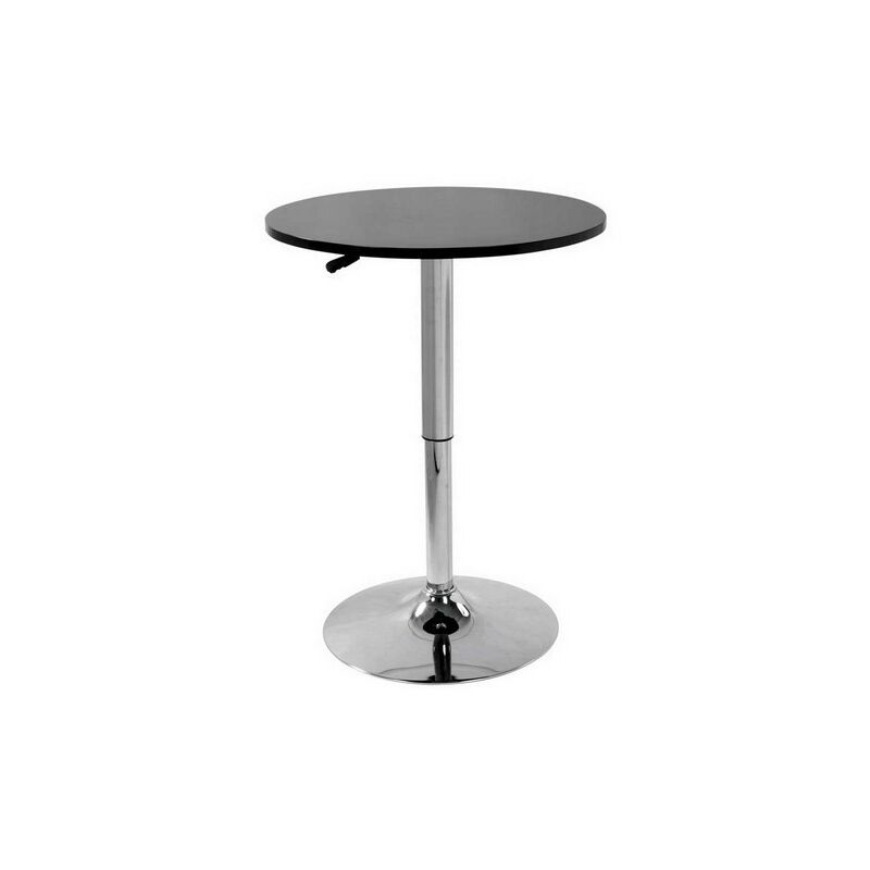 

Mesa MABEL, graduable, tapa soft negra