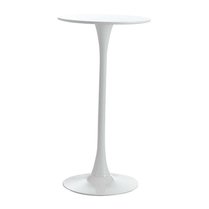 

Mesa MALMOE, alta, metal, lacada blanca, 60 x 111 cms