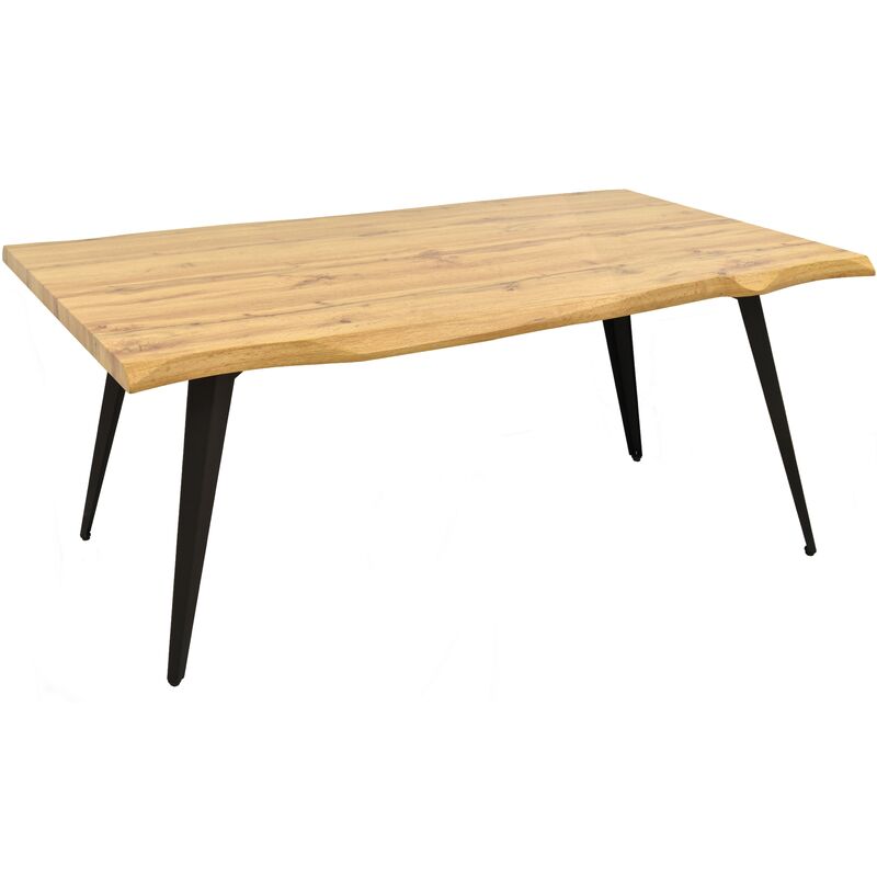 

Mesa MELIDE, metal, madera,160 x 90 cms