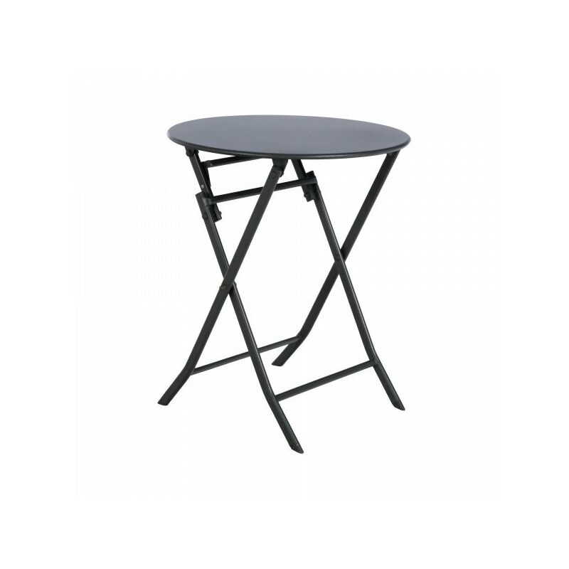 

Mesa Metal Gris Plegable Redonda 60Cm