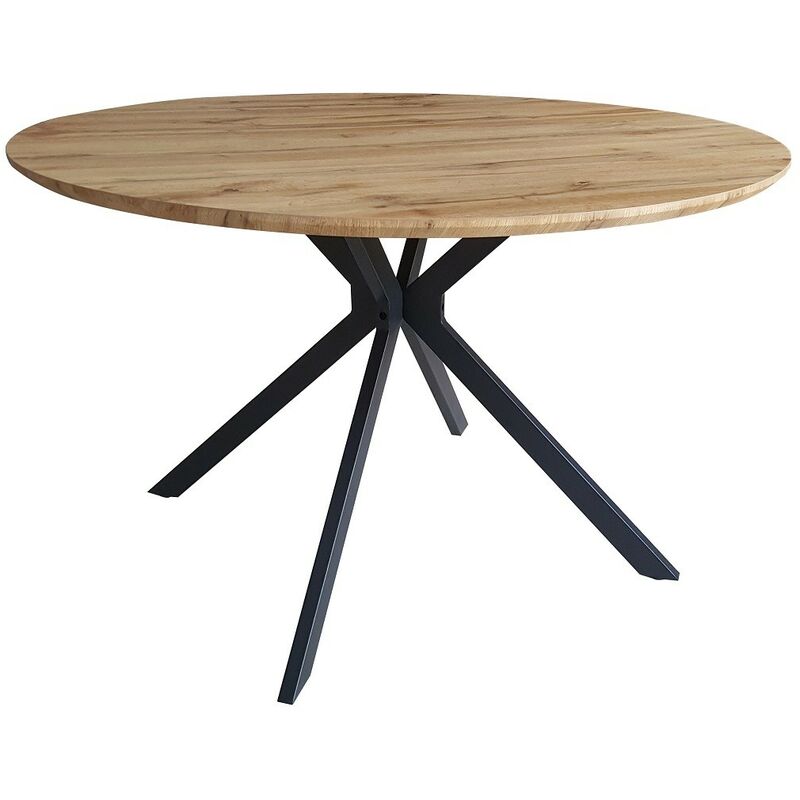 

Mesa MINERVA, metal, madera, 120 cms de diámetro
