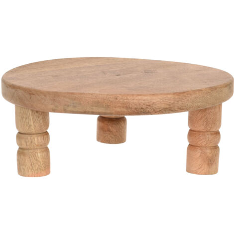 MESA MINI MADERA MANGO 24 CM