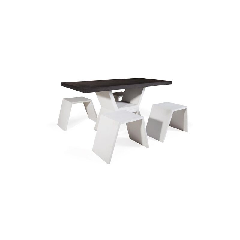 

Mesa MOD con 4 bancos - Blive