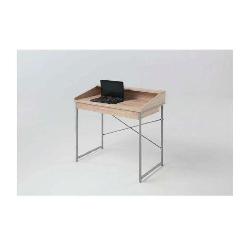 

Mesa de escritorio Kala pequeña 1 cajón en acabado madera 69 cm(alto)100 cm(ancho)50 cm(largo) Color Cambrian