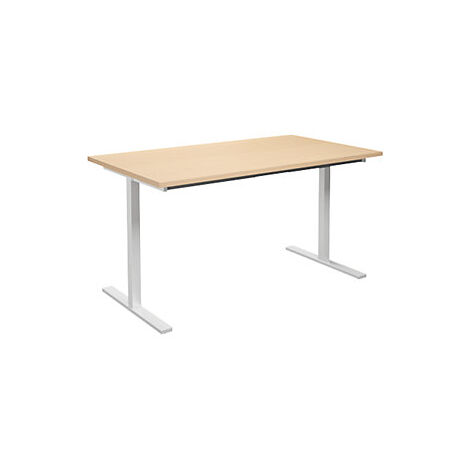 Mesa multiusos DUO-T  tablero recto  H x P 740 x 800 mm 