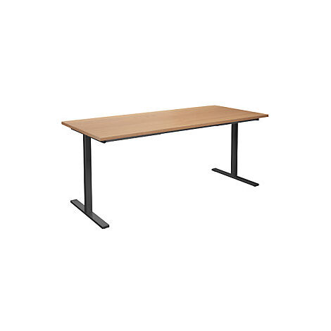 Mesa multiusos DUO-T tablero recto H x P 740 x 800 mm