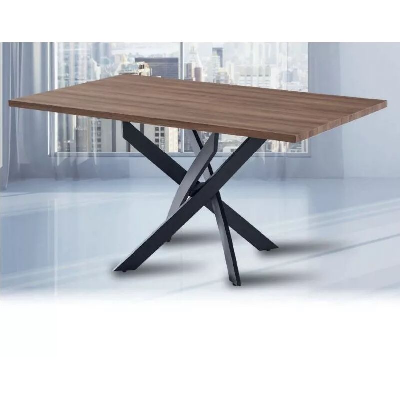 

Mesa Nesy rectangular Nogal. 90 cm(ancho ) 75 cm(altura) 140 cm(fondo) Color ROBLE ENVEJECIDO