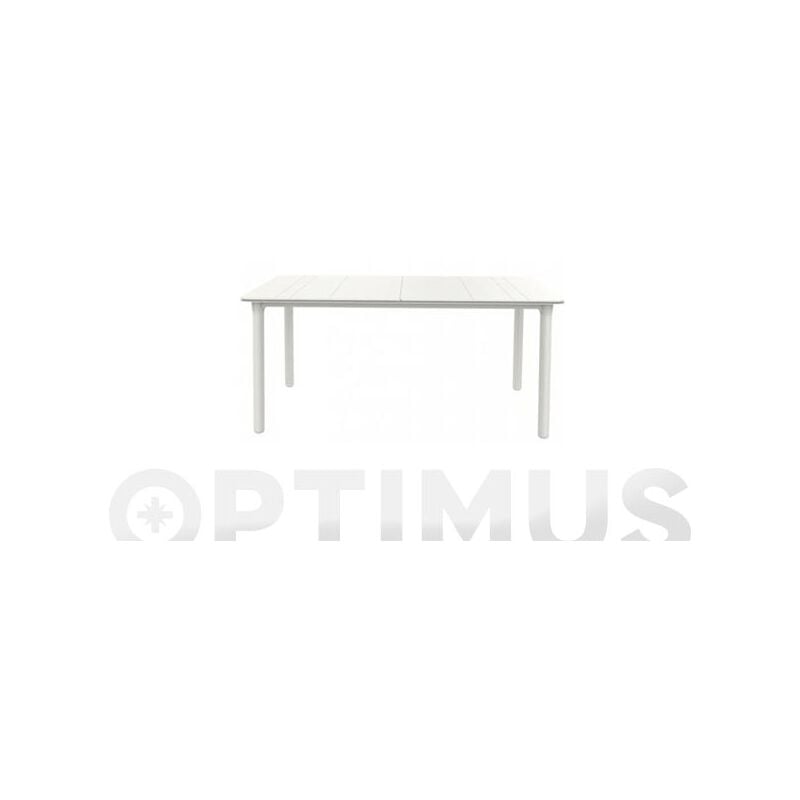 

mesa de jardín exterior rectangular Noa 160x90 - color blanco - Resol