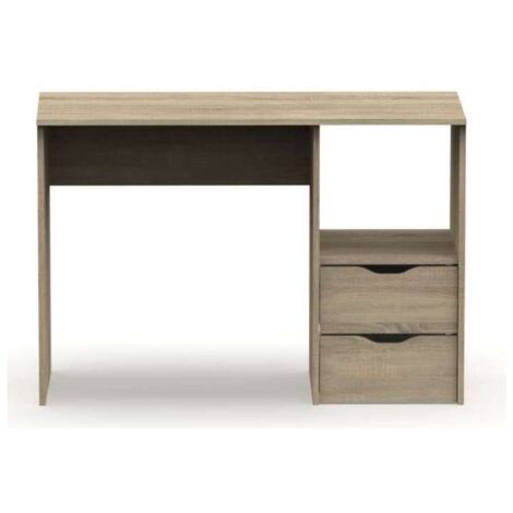 Mesa oficina o despacho Eko acabado roble cambrian, 76 cm(alto)115 cm(ancho)50 cm(fondo)