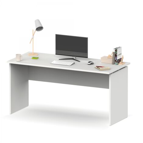 Mesa oficina o despacho Rivoli acabado blanco, 76cm(alto) 155cm(ancho) 68cm(fondo)