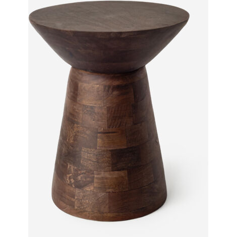 MESA OSCURA ACACIA 35,5x35,5x58CM