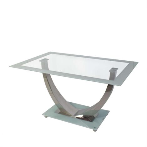 Mesa para cocina, comedor fija Md-Ubrique acabado blanco, 140cm(ancho) 75cm(altura) 90cm(fondo).