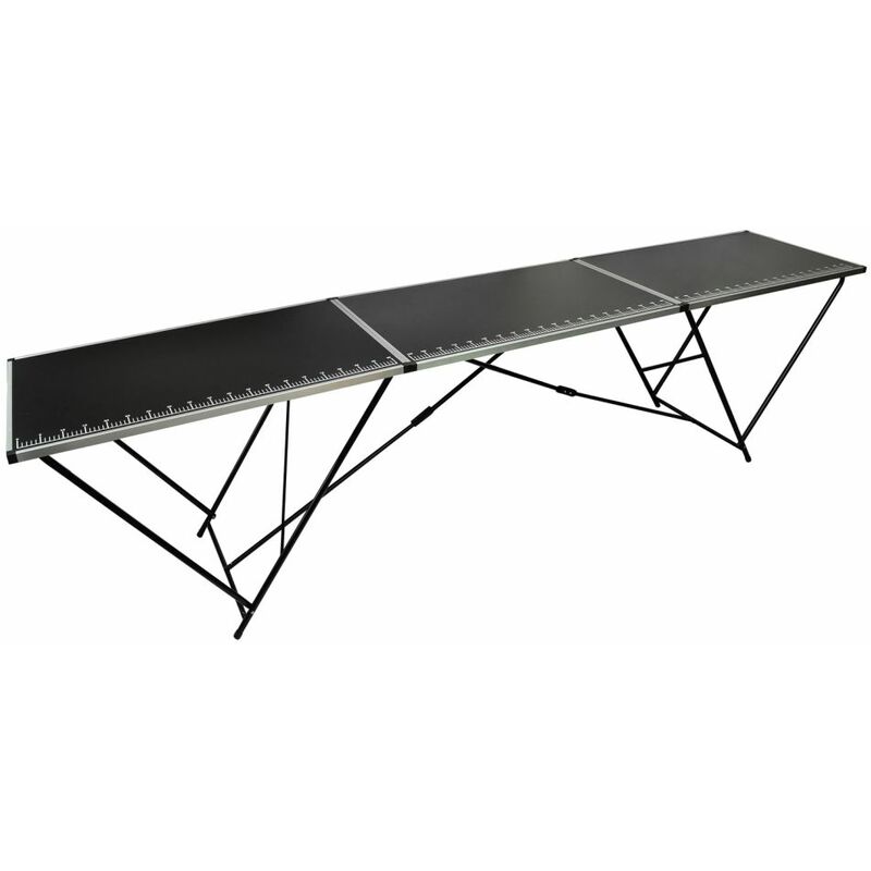 

Mesa para empapelar plegable de MDF y aluminio 300x60x78 cm