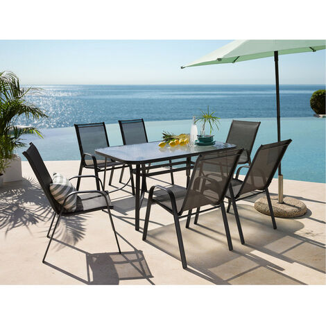 Mesa para exterior con 6 sillas cdt-036, la mejor manera de disfrutar de tu jardín esta primavera/verano