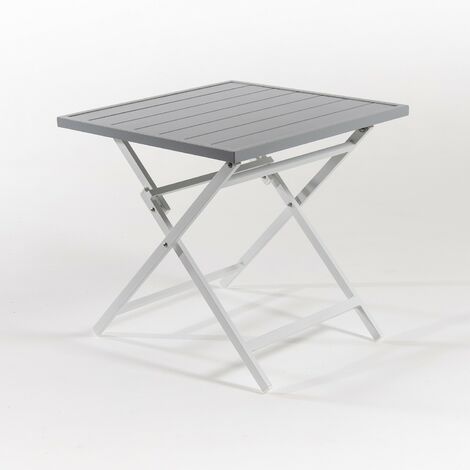 Mesa para exterior plegable cuadrada |