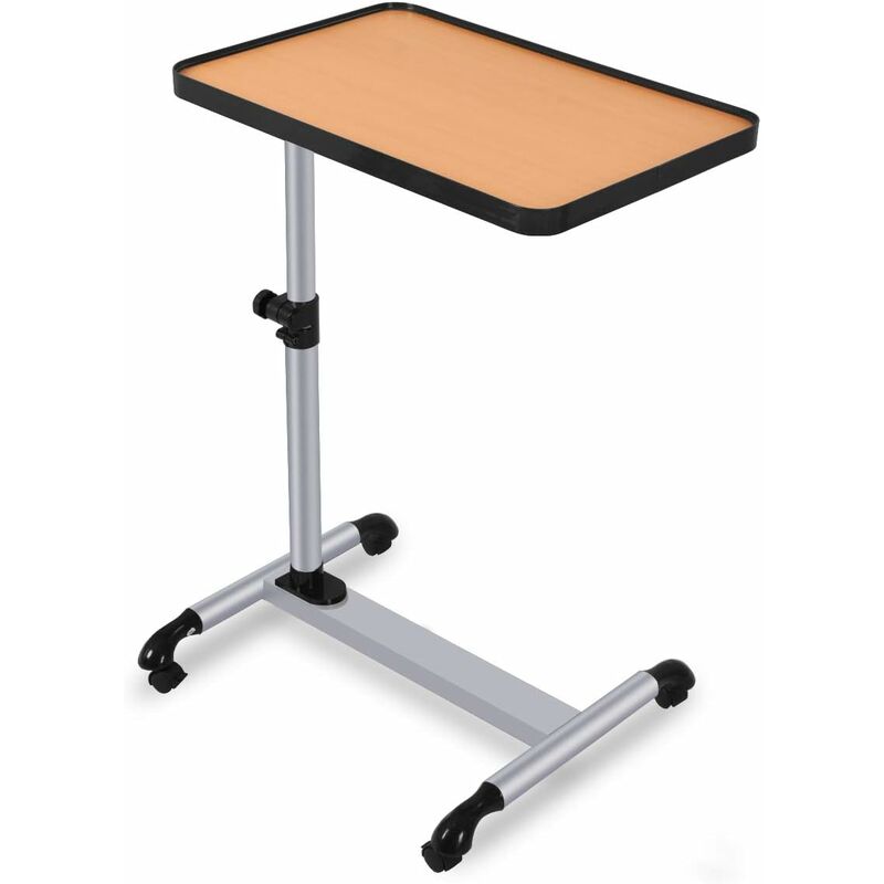 

Mesa para Ordenador con Ruedas de Freno Altura Ajustable Escritorio Mesa Auxiliar - Costway