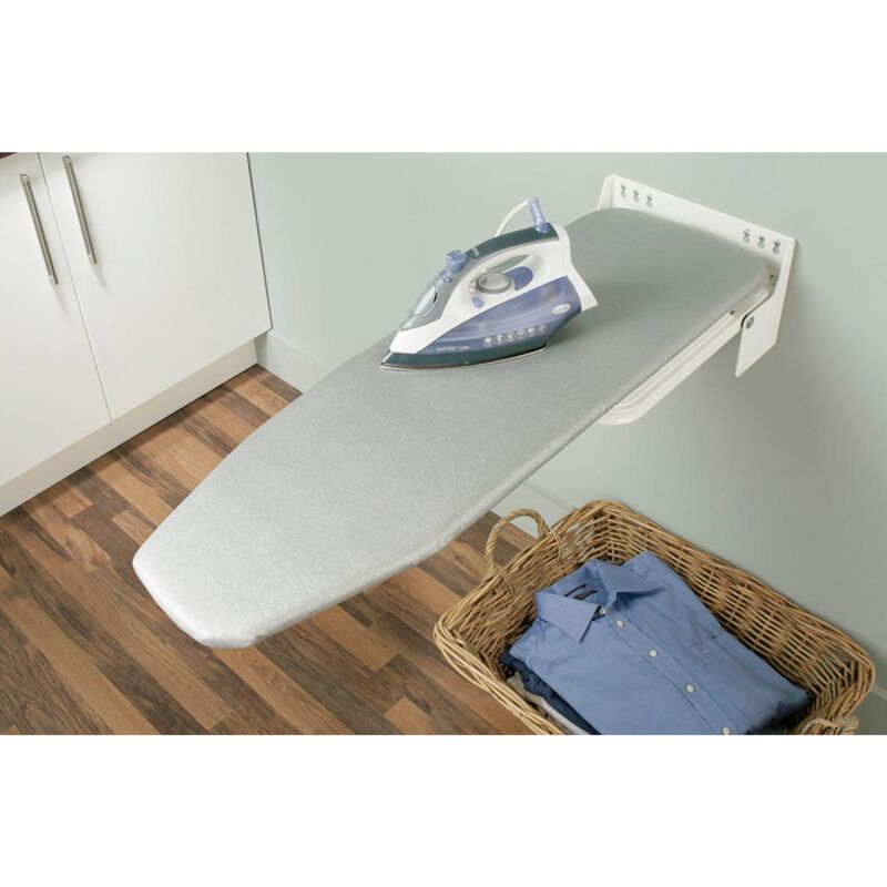 

Mengual - Mesa Planchado Abatible R/351280 - Gris / Blanco
