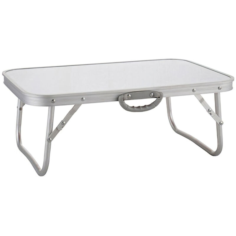 Table de plage pliable en aluminium 60x40x25cm
