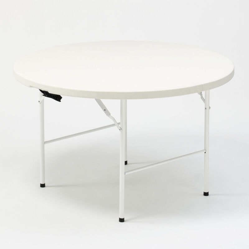 

Mesa plegable 122cm para jardín y camping redondo Arthur 120