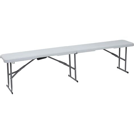 Mesa plegable 180 x 28 x 43 color blanco