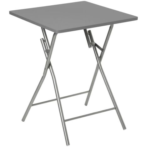 Mesa plegable 2 plazas gris - 5five