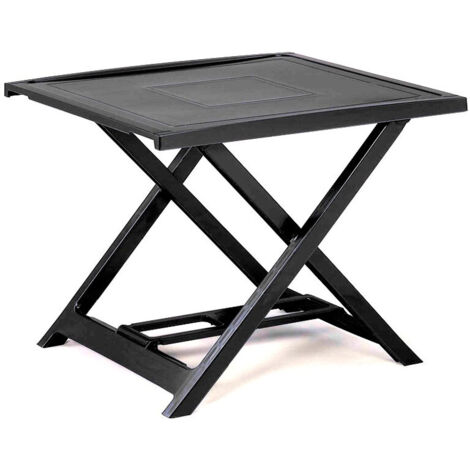 MESA PLEGABLE ARNO ANTRACITA 50x47x65 CM