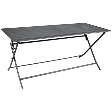 Mesa plegable de aluminio l 160-p,70-h 75cm