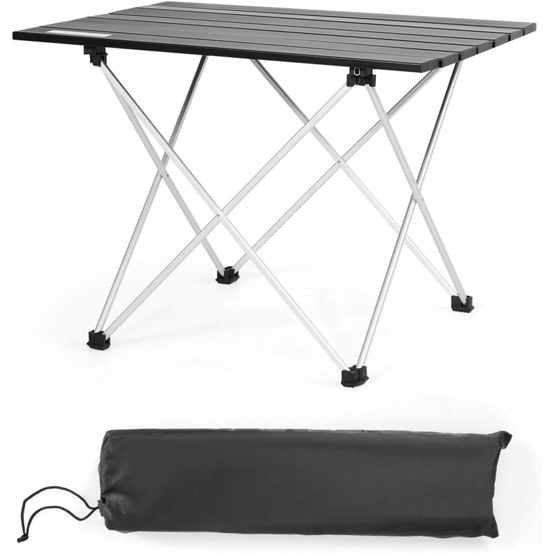 

Mesa Plegable de Camping de Aluminio Mesa de Picnic con Bolsa de Transporte para Jardín Exterior Barbacoa